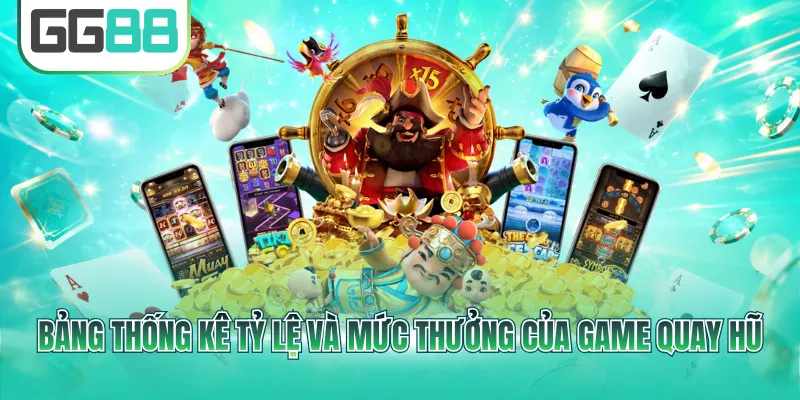 Bảng thống kê tỷ lệ và mức thưởng của game quay hũ