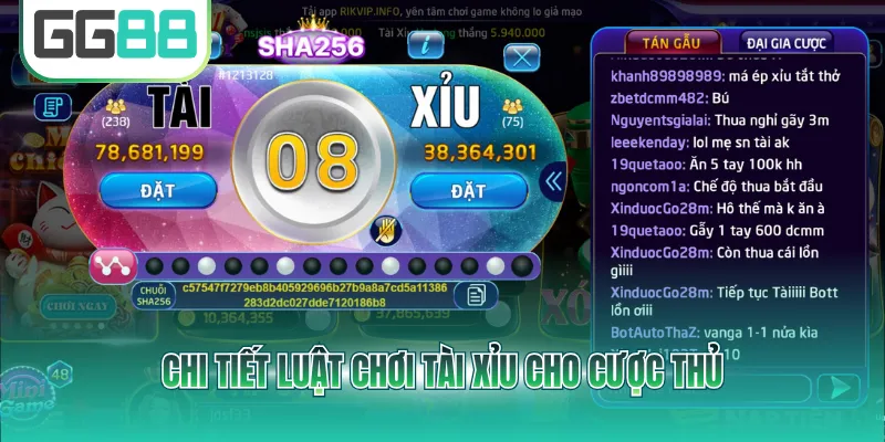 Chi tiết luật chơi Tài Xỉu cho cược thủ